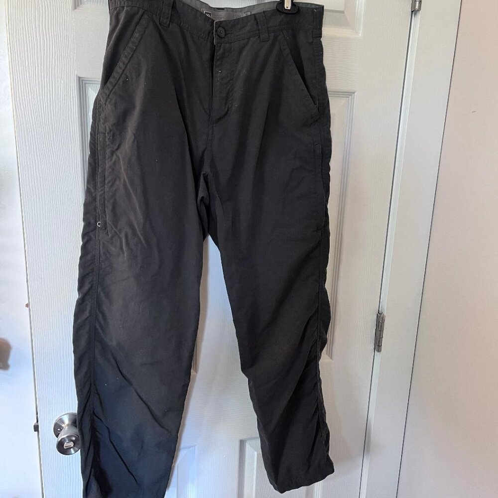 REI Men's Nylon Hiking Pants, Dark Gray, 32W, 30L